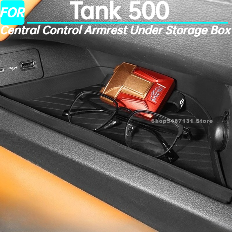 Car Accessories Under 500 - タンク500用車内センターコントロールアームレスト下収納ボックス インテリアアクセサリー 2022 2023 2024 2025