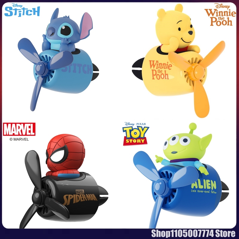 Car Accessories Decoration - スティッチ スパイダーマン エイリアン キャラクター 車載アロマディフューザー エアアウトレット装飾