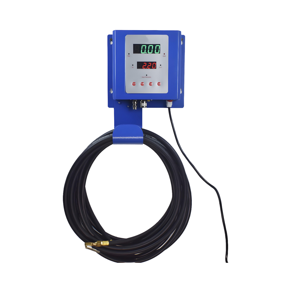 Car Portable Tire Inflator - ポータブルデジタルタイヤ空気入れシステム 壁掛け式車用タイヤインフレータ ガソリンスタンド用金属製ツール 自動タイヤ空気圧モニター