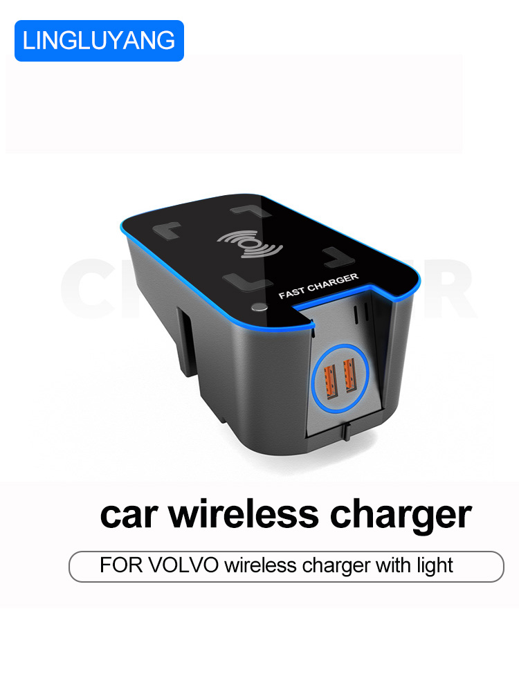 Volvo Car Accessories Xc90 - ワイヤレスカーチャージャー,ボルボ,電話充電プレート,アクセサリーxc90,s90,v90cc,xc60,v60cc,s60