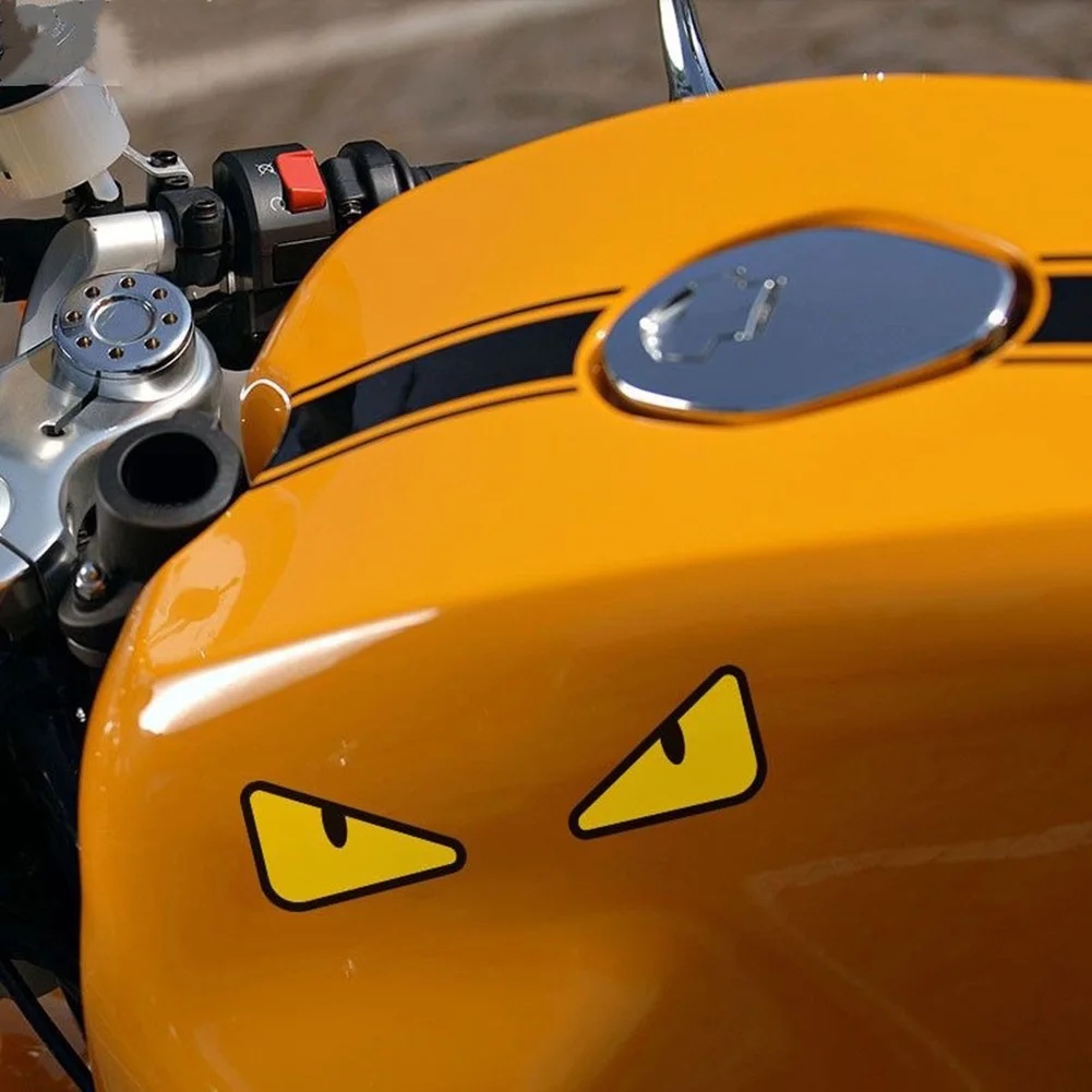 Car Accessories Evil Eye - 1Pc 反射邪眼車のステッカー防水ビニールオートバイヘルメットフロントガラストランクデカール自動車外装アクセサリー