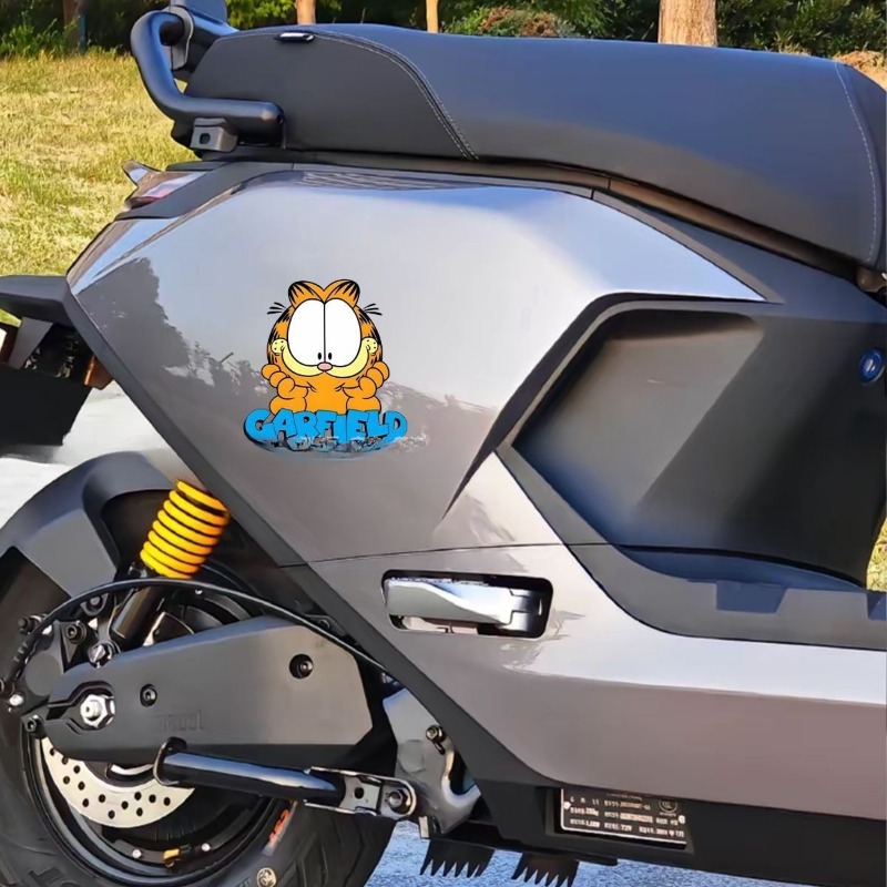 クリエイティブな漫画風のかわいいガーフィールドの車用ステッカ - Car Accessories Decoration のレビューと価格