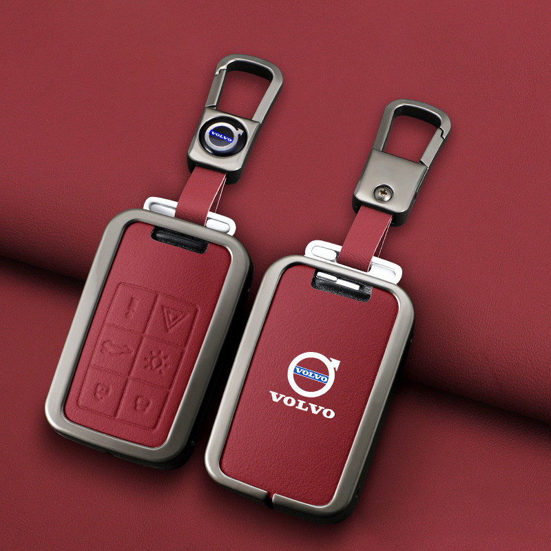 ジン合金製車キーケースシェルカバーホルダーキーチェーン ボル - Volvo Car Accessories Xc90 のレビューと価格