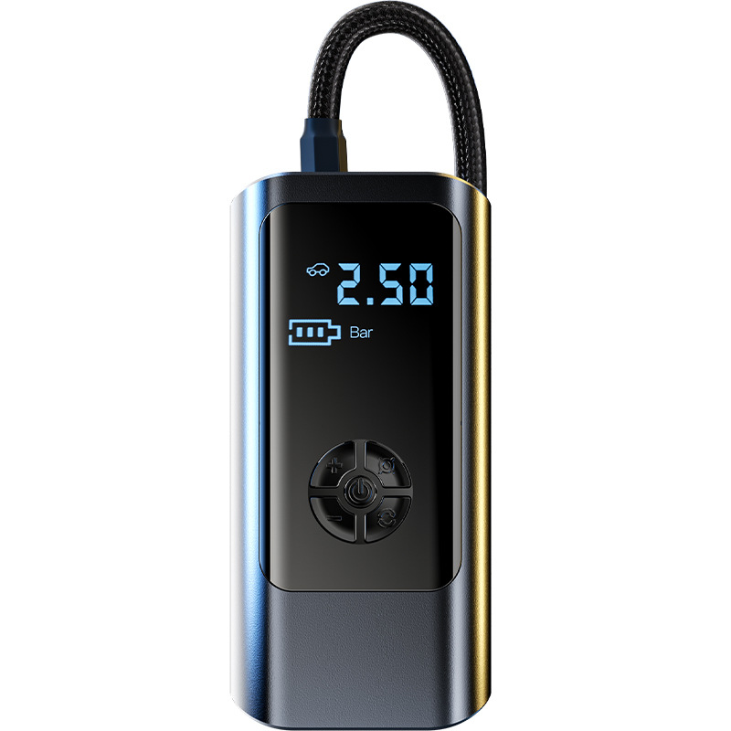 ワイヤレス充電式カータイヤインフレータ – デジタル圧力表示 - Car Portable Tire Inflator のレビューと価格