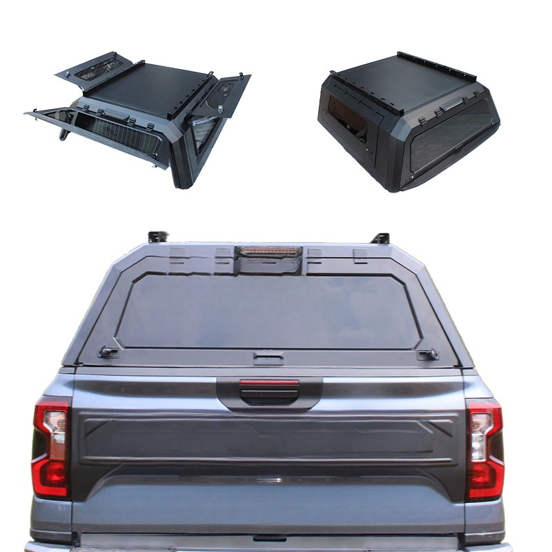 高品質ステンレス製ハードトップピックアップトラック荷台カバー - Car Accessories For Camping のレビューと価格