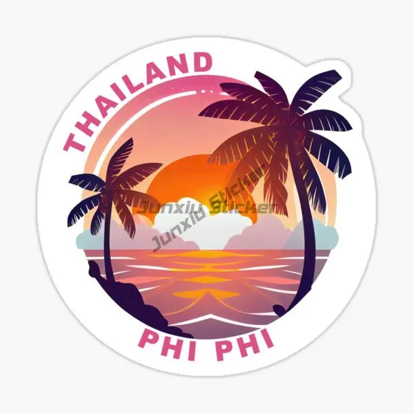 T タイ国旗風景エンブレムクリエイティブアクセサリーステッカ - Car Accessories Thailand のレビューと価格