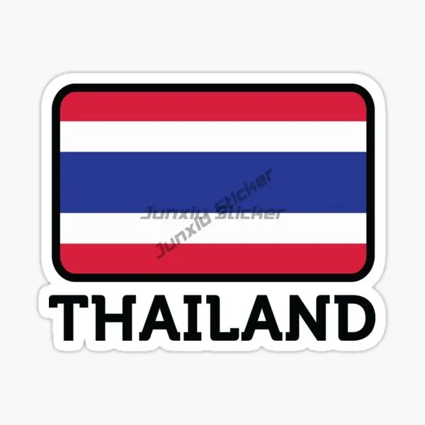 T タイ国旗風景エンブレムクリエイティブアクセサリーステッカ - Car Accessories Thailand のレビューと価格