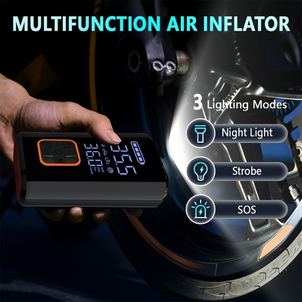 ポータブルエアコンプレッサー コードレスカータイヤインフレー - Car Portable Tire Inflator のレビューと価格