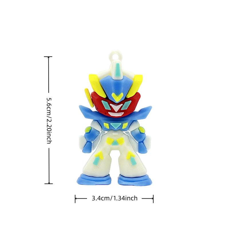 ガンダムシリコンキーホルダー、ミニモビルスーツアニメフィギュ - Car Accessories Gifts For Men のレビューと価格