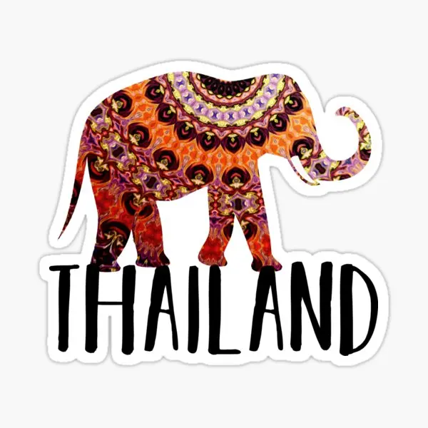 象の仏教の風景ステッカー,車,自転車,オートバイ,トラック, - Car Accessories Thailand のレビューと価格
