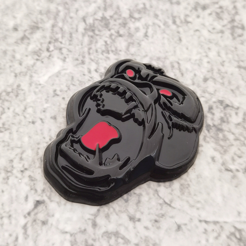 高品質改造3Dメタルカーステッカーダイヤモンドゴリラの咆哮ス - Car Accessories Sticker のレビューと価格