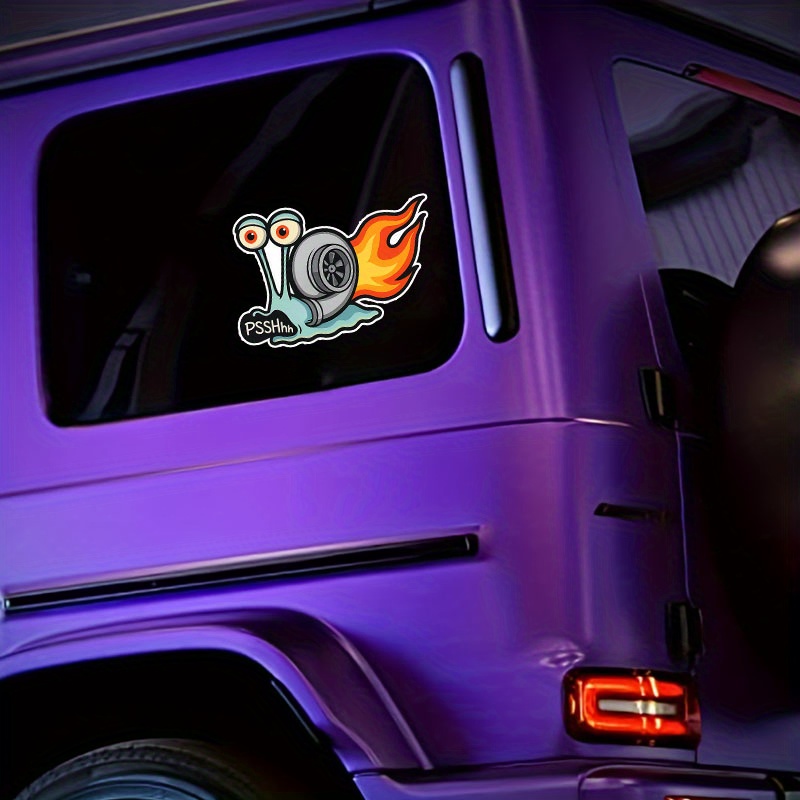 5枚入りの楽しいターボカーデカール – 防水マットビニールス - Car Accessories Sticker のレビューと価格