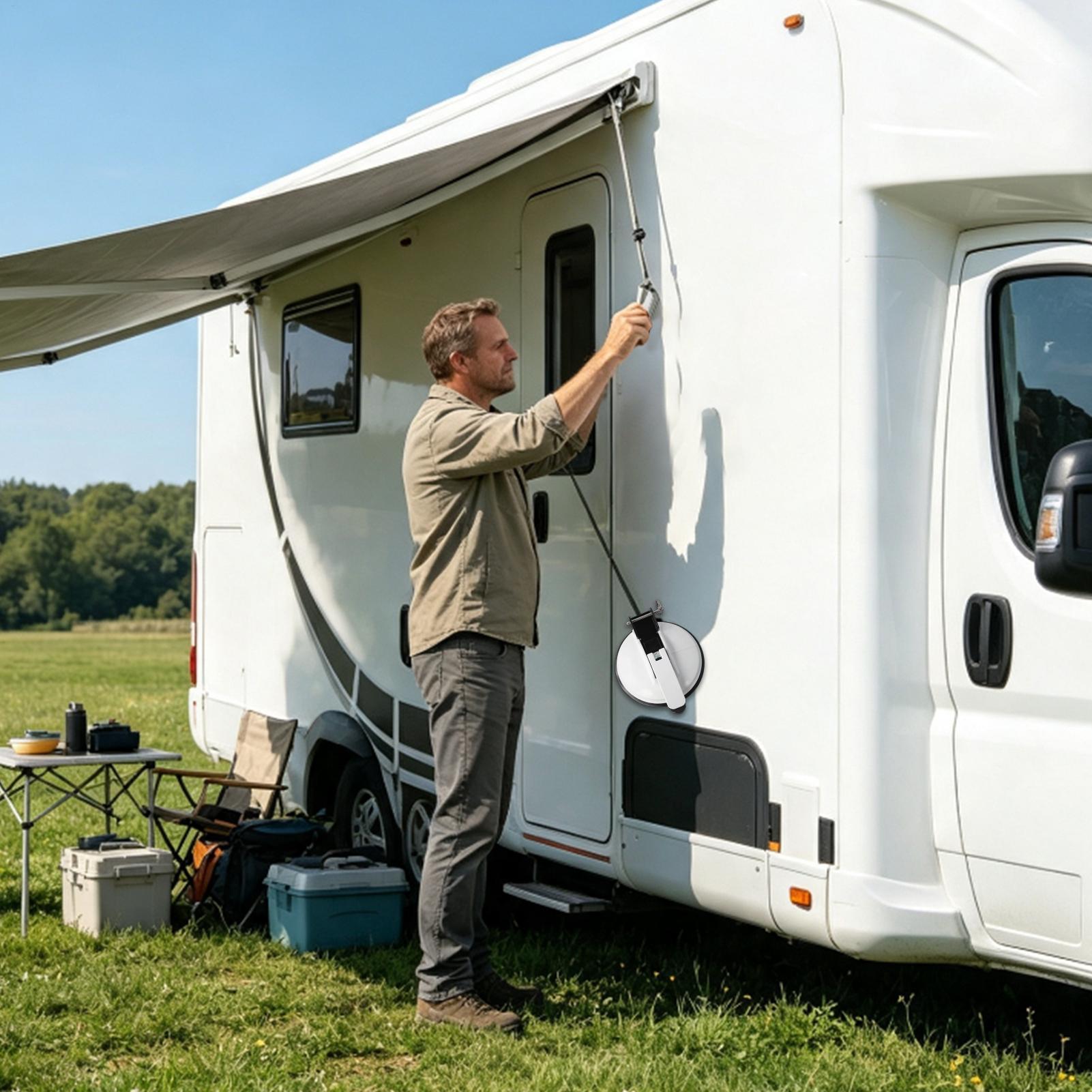 強力な吸盤、滑り止め真空強力クリップ、穴あけ不要、RVルーフ - Car Accessories For Camping のレビューと価格