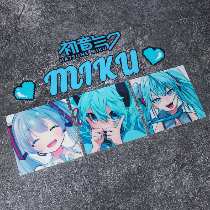 2026年新作クリエイティブ初音ミクアニメ反射ステッカー、車 - Car Accessories Sticker のレビューと価格