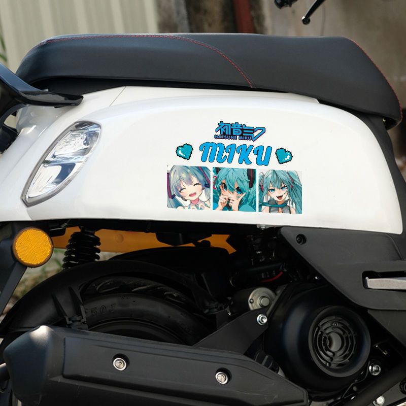 2026年新作クリエイティブ初音ミクアニメ反射ステッカー、車 - Car Accessories Sticker のレビューと価格