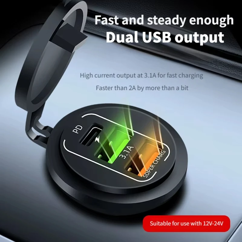 83 ワット最大電話充電器ソケット 45 ワット PD +  - Car Accessories Thailand のレビューと価格