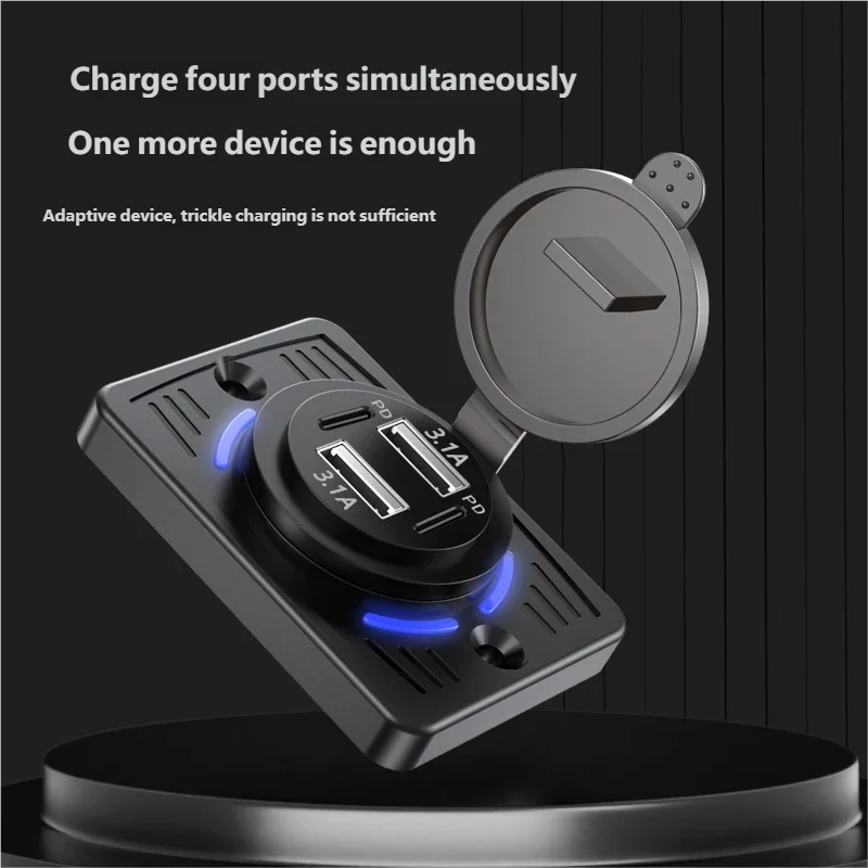 12V-24V デュアルUSB QC3.0 PD 3.1A/ - Car Accessories Thailand のレビューと価格