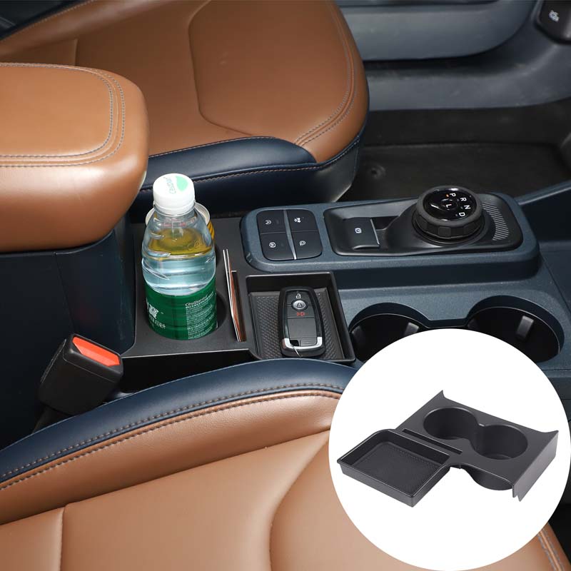 カーセンターコンソール収納ボックスカップホルダーオーガナイザ - Car Accessories Exterior のレビューと価格