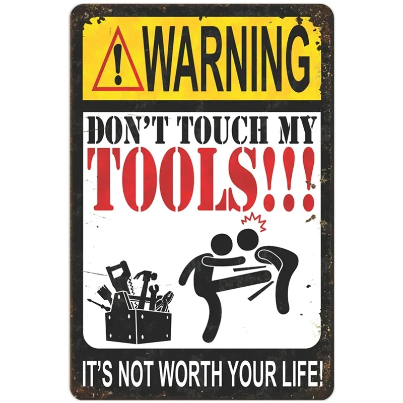 創造性警告、私のツールに触れないでください!!! 車のステッ - Car Accessories On Amazon のレビューと価格