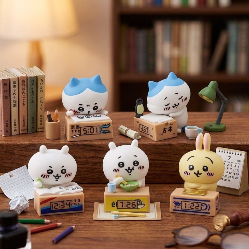 ハチワレうさぎ漫画目覚まし時計置物車内装飾小さくてかわいいデ - Car Accessories Decoration のレビューと価格