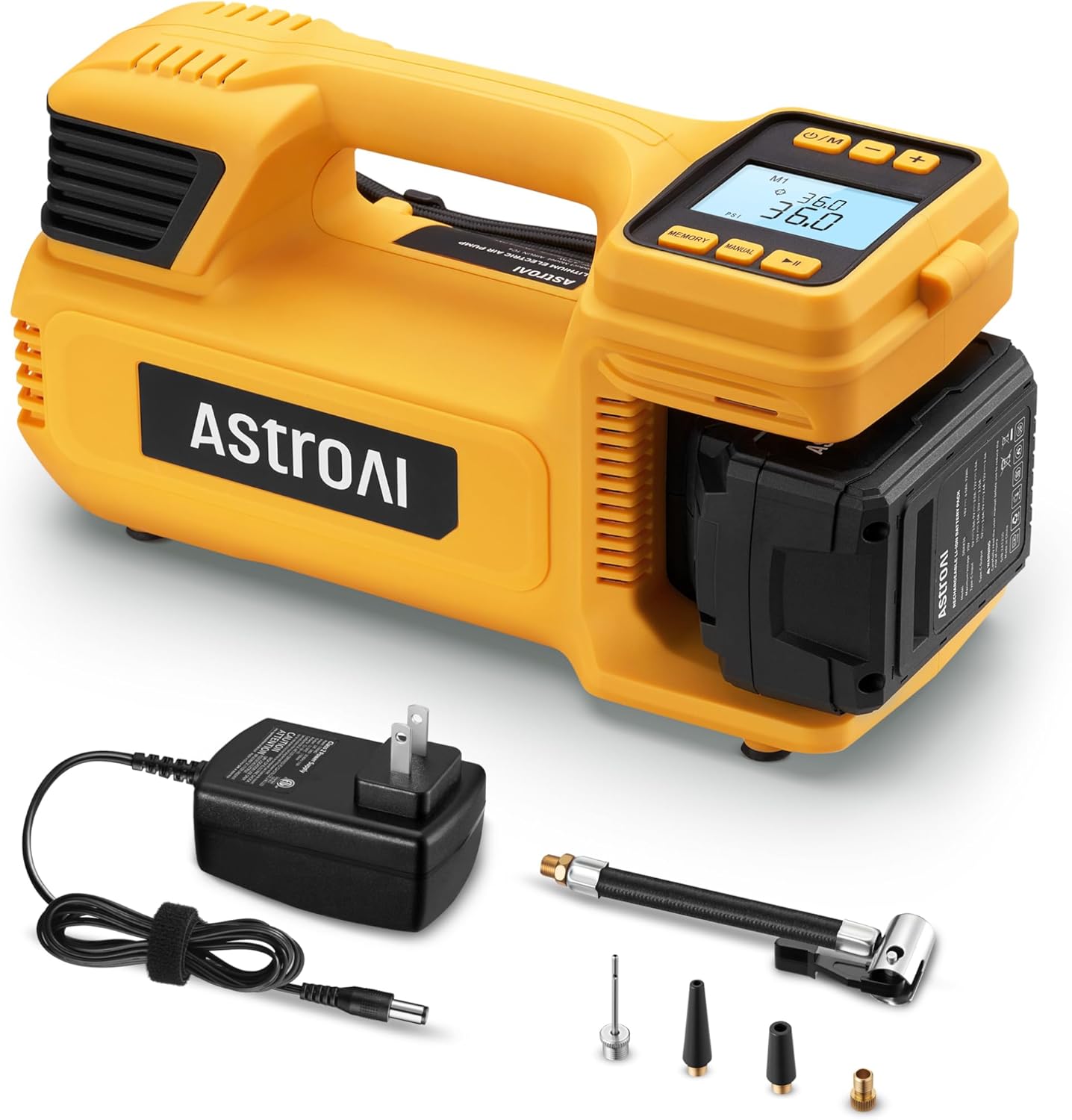 コードレスタイヤインフレーターポータブルエアコンプレッサー、 - Car Portable Tire Inflator のレビューと価格