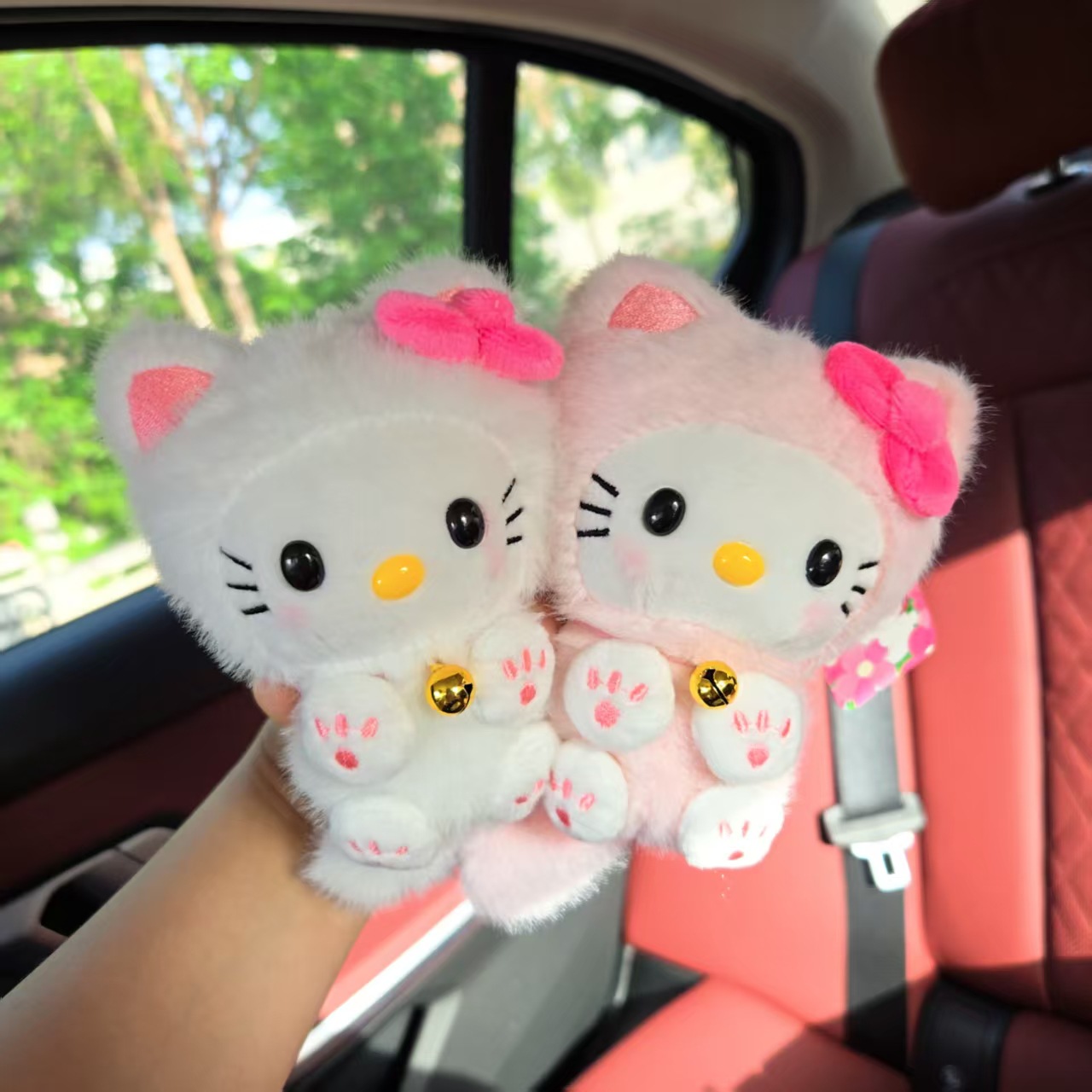 かわいいハローキティベル猫ペンダント、猫の装飾品、車のペンダ - Car Accessories Decoration のレビューと価格