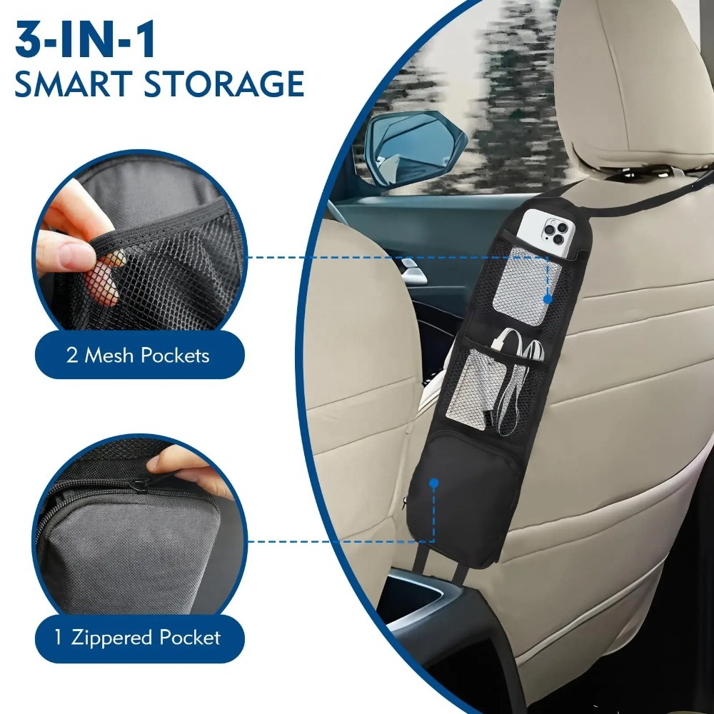 ユニバーサルカーシートサイドハンギング収納オーガナイザーバッ - Car Accessories Exterior のレビューと価格