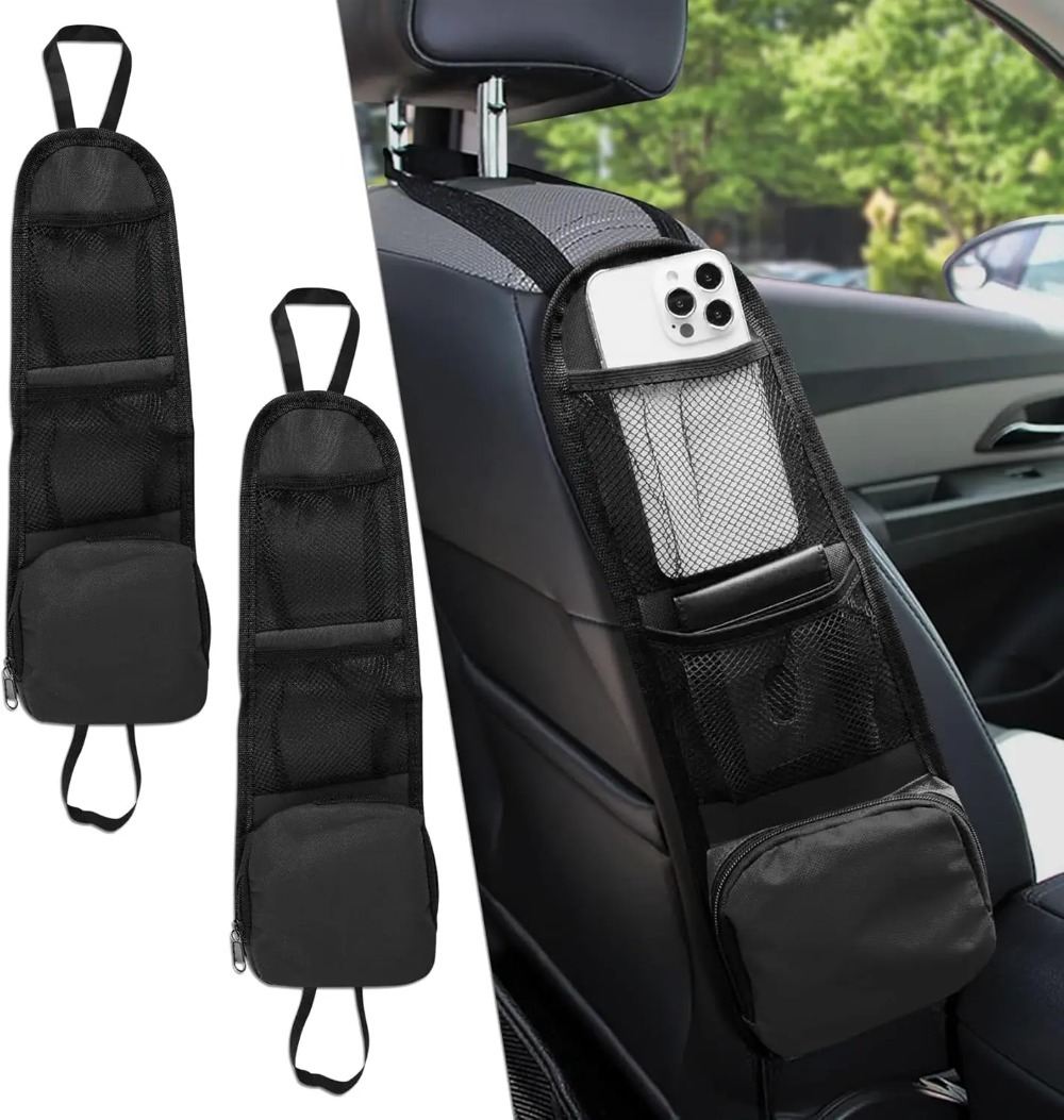 ユニバーサルカーシートサイドハンギング収納オーガナイザーバッ - Car Accessories Exterior のレビューと価格