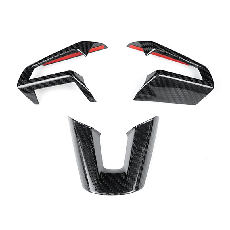 スーパーセール ステアリングホイールボタンフレーム カーボン - Car Accessories Sticker のレビューと価格