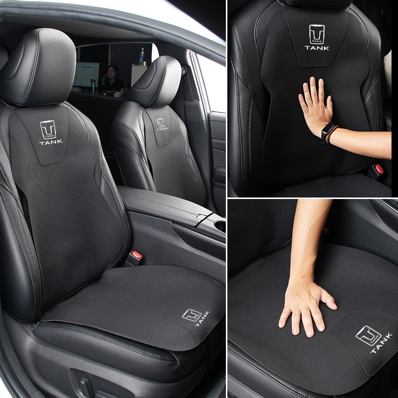 カーシートカバー腰クッションプロテクター保護マットパッドアク - Car Accessories Under 500 のレビューと価格