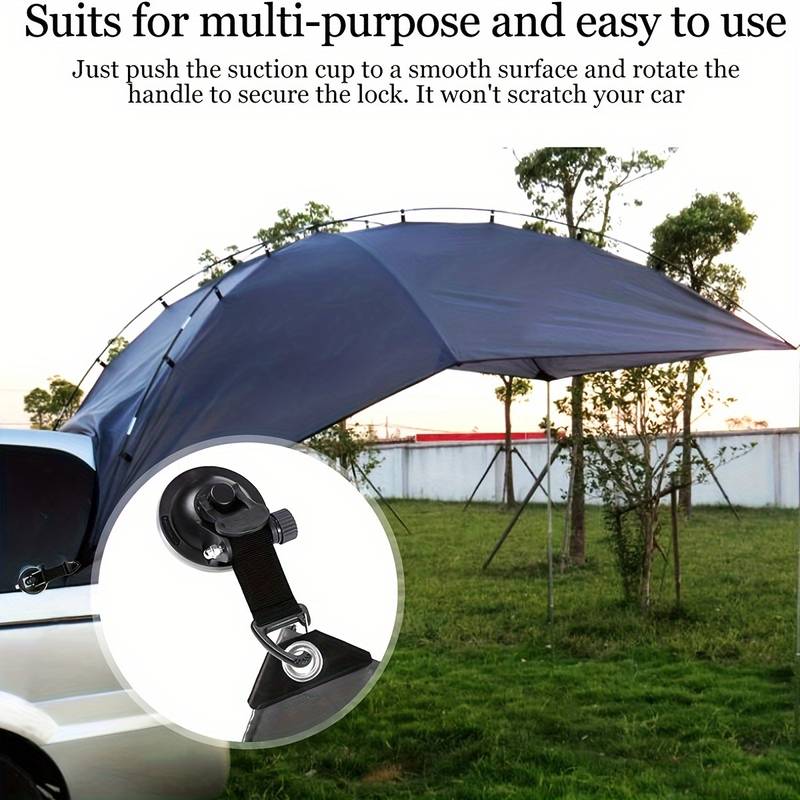 4個入り モーターホーム 車用吸盤アンカー 固定フック タイ - Car Accessories For Camping のレビューと価格