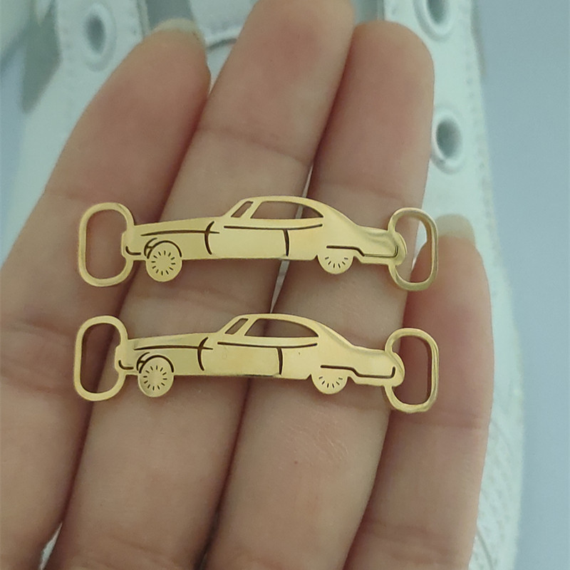 男性と女性のためのステンレス鋼のバックルシューズ,かわいい車 - Car Accessories Gifts For Men のレビューと価格